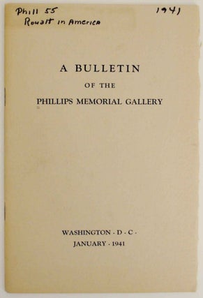 Item #138434 A Bulletin of The Phillips Memorial Gallery