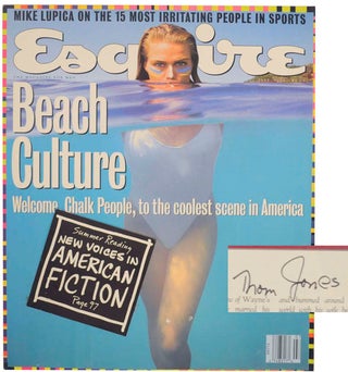 Item #138996 Wipeout in Esquire Magazine July 1992 (Signed First Edition). Thom JONES