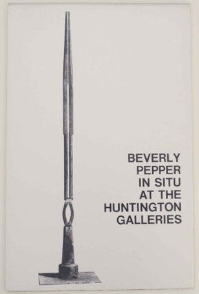 Item #139268 Beverly Pepper in Situ at the Huntington Galleries. Beverly PEPPER