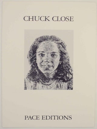 Item #139317 Chuck Close Pace Editions. Chuck CLOSE