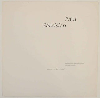 Item #139445 Paul Sarkisian. Paul SARKISIAN, Franz Schulze