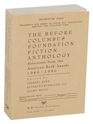 Item #140098 The Before Columbus Foundation Fiction Anthology: Selections from the American...