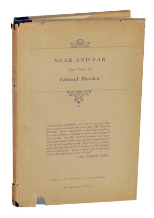 Item #140389 Near and Far: New Poems. Edmund BLUNDEN