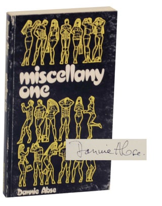 Item #140624 Miscellany One (Signed First Edition). Dannie ABSE