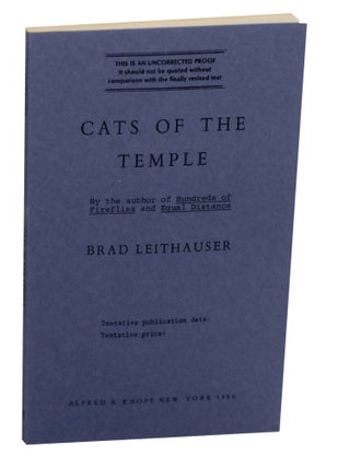 Item #140658 Cats of the Temple. Brad LEITHAUSER