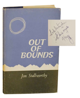 Item #140867 Out of Bounds (Signed First Edition). Jon STALLWORTHY