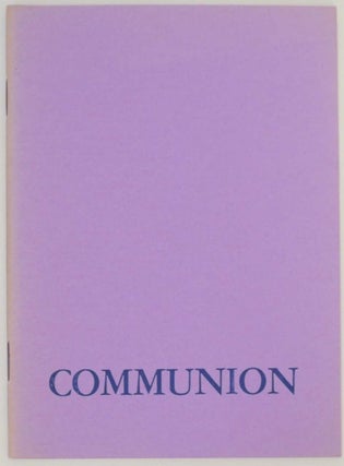 Item #140909 Communion. Paul VANGELISTI