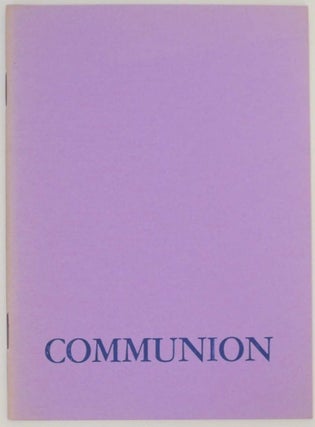 Item #140909 Communion. Paul VANGELISTI