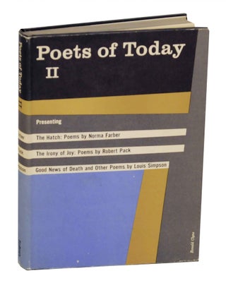 Item #141243 Poets of Today II. Norma FARBER, Louis Simpson, Robert Pack