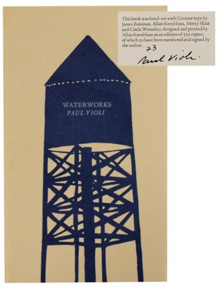 Item #141304 Waterworks (Signed Limited Edition). Paul VIOLI