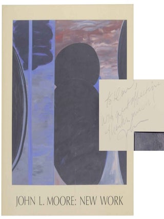 Item #142047 John L. Moore: New Work. John L. MOORE, Stephen Westfall