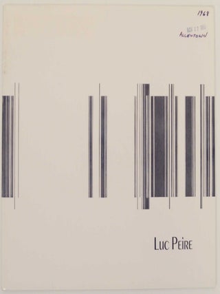 Item #142638 Luc Peire: An exhibition at the Allentown Art Museum, September 27 - October...