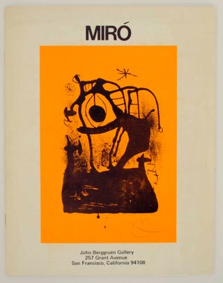 Item #144071 Miro: Selected Graphics. Joan MIRO