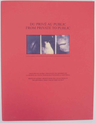 Item #144091 Du Prive Au Public / From Private to Public