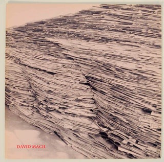 Item #145017 David Mach: Towards a Landscape. David MACH, Marco Livingstone