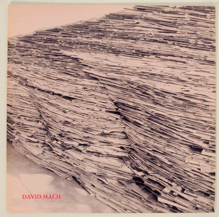 Item #145017 David Mach: Towards a Landscape. David MACH, Marco Livingstone.
