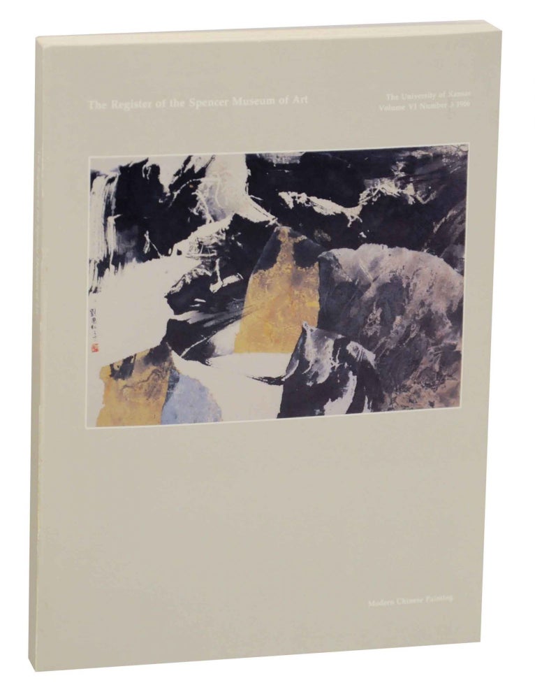 Item #145193 The Register of the Spencer Museum of Art Volume VI Number 3 1986 Modern Chinese Painting