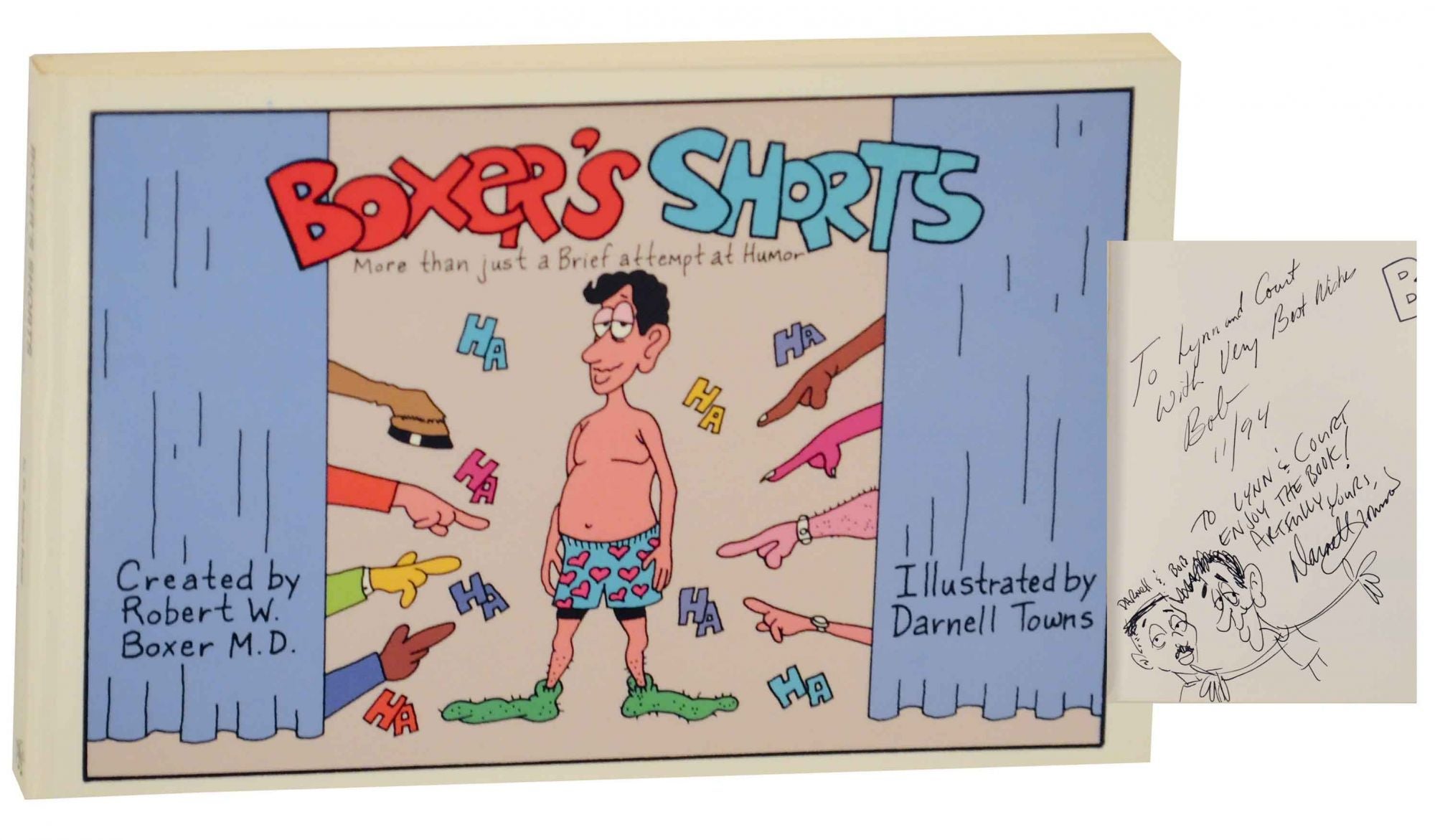 Boxer's Shorts: More Than Just a Brief Attemp at Humor Signed First Edition  by Robert BOXER, Darnell Towns on Jeff Hirsch Books