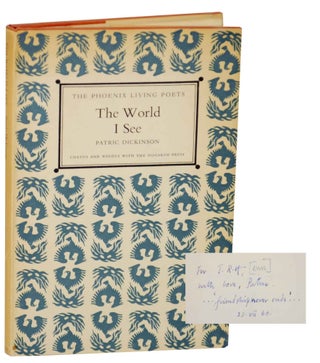 Item #146931 The World I See (Signed First Edition). Patric DICKINSON
