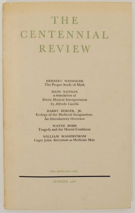 Item #146950 The Centennial Review. David MEAD
