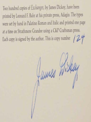 Exchanges (Signed Limited Edition)