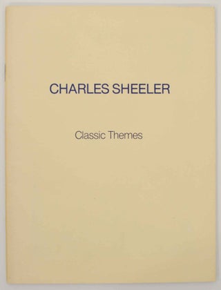 Item #147063 Charles Sheeler (1883-1965) Classic Themes: Paintings, Drawings and...