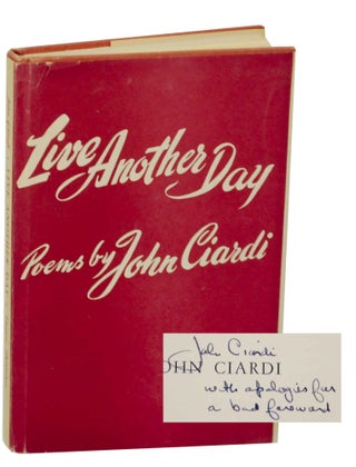 Item #147167 Live Another Day (Signed First Edition). John CIARDI