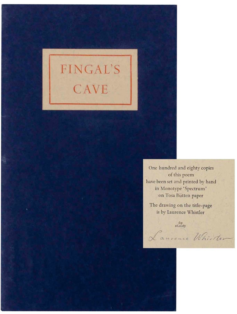 Item #147520 Fingal's Cave (Signed Limited Edition). Laurence WHISTLER.