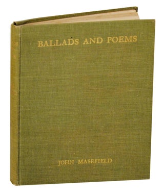 Item #147684 Ballads and Poems. John MASEFIELD