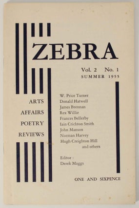 Item #148024 Zebra Vol. 2 No. 1 Summer 1955. Derek MAGGS