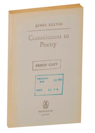 Item #148278 Commitment to Poetry. James REEVES