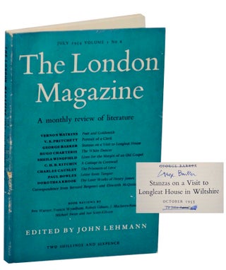 Item #149099 The London Magazine March 1954 Volume I No 2 (Signed). John LEHMANN, Vernon...