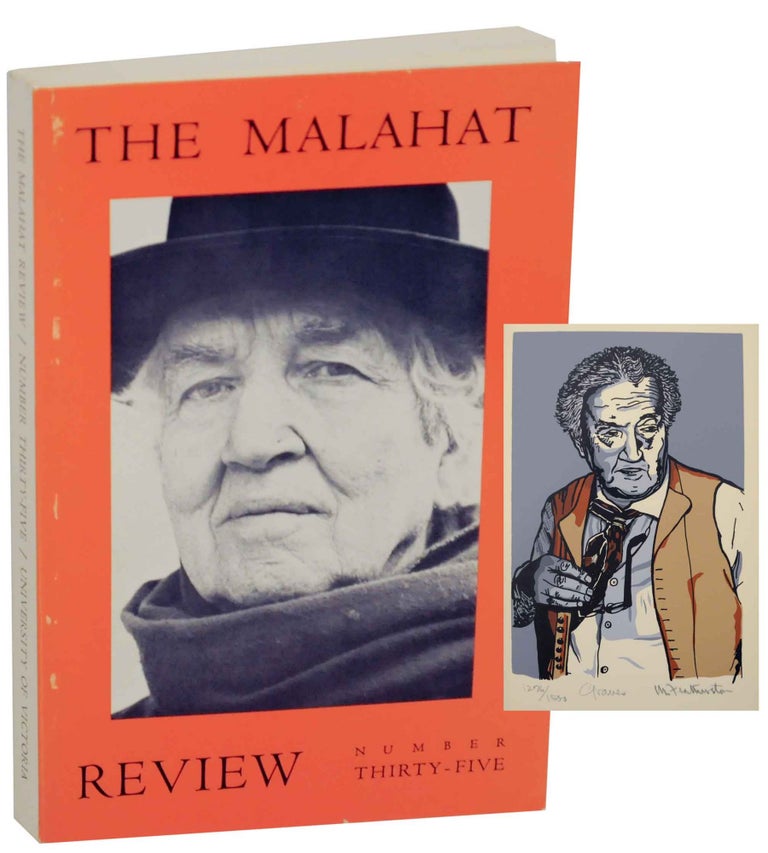 Item #149365 The Malahat Review Number Thirty-Five July 1975. Robin SKELTON, William David Thomas.