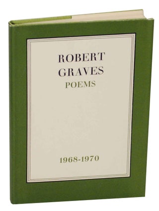 Item #149414 Poems 1968-1970. Robert GRAVES