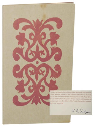 Item #150030 Traditional Hungarian Songs (Signed Limited Edition). W. D SNODGRASS