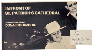 Item #151172 In Front of St. Patrick's Cathedral (Signed First Edition). Donald BLUMBERG