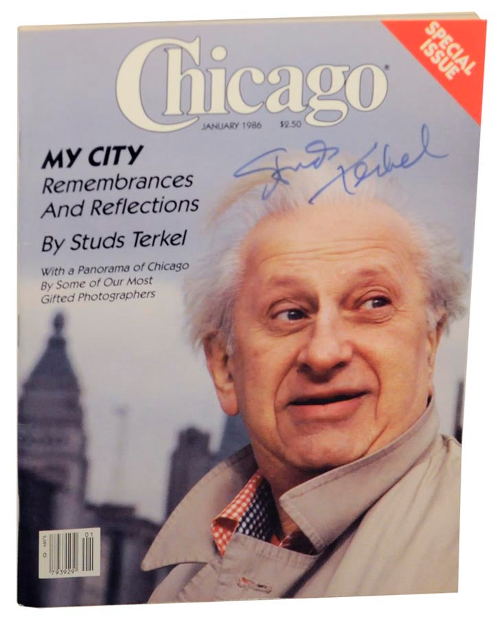 Item #153108 My City: Remembrances and Reflections in Chicago Magazine January 1986 (Signed). Studs TERKEL.