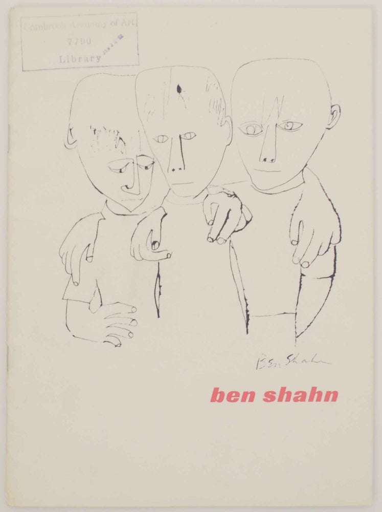 Item #153148 Ben Shahn. Ben SHAHN.