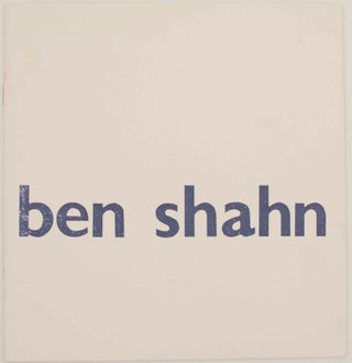 Item #153154 Ben Shahn. Ben SHAHN