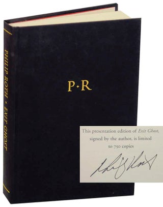 Item #153895 Exit Ghost (Signed Limited Edition). Philip ROTH