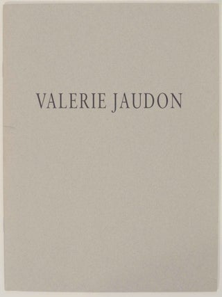 Item #154198 Valerie Jaudon. Valerie JAUDON, Saul Ostrow