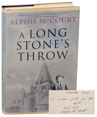 Item #154383 A Long Stone's Throw (Signed First Edition). Alphie McCOURT