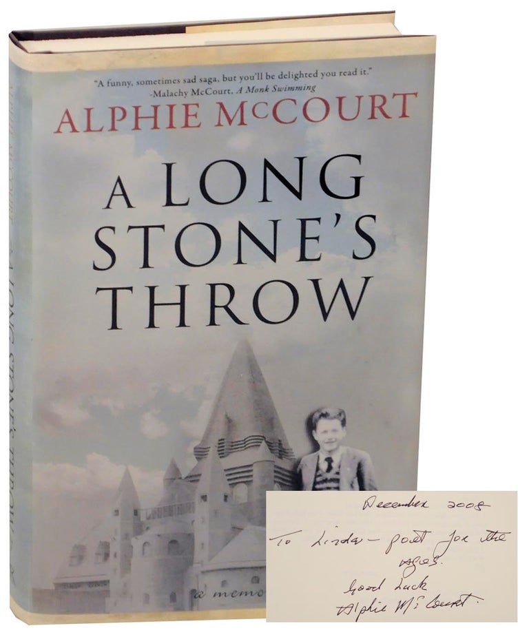 Item #154383 A Long Stone's Throw (Signed First Edition). Alphie McCOURT.