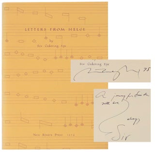 Item #155324 Letters From Helge (Signed First Edition). Siv Cedering FOX