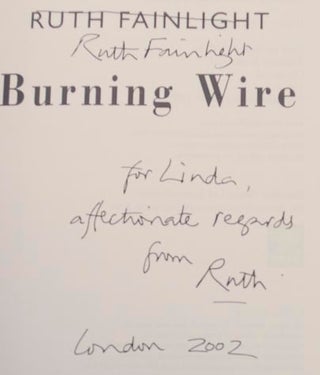 Burning Wire (Signed First Edition)