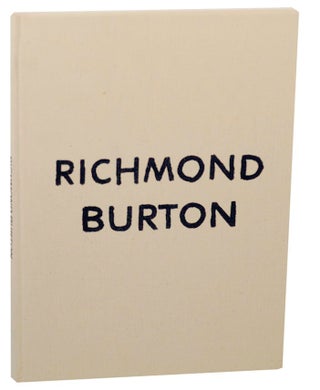 Item #155629 Richmond Burton. Robert ROSENBLUM, Richmond Burton