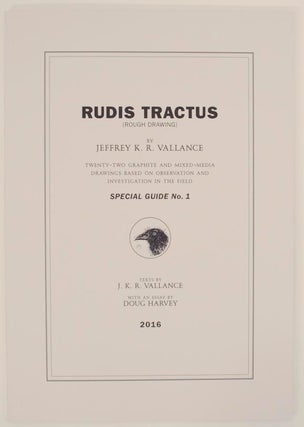 Item #156460 Rudis Tractus (Rough Drawing Twenty-Two Graphice and Mixed Media Drawings Based...