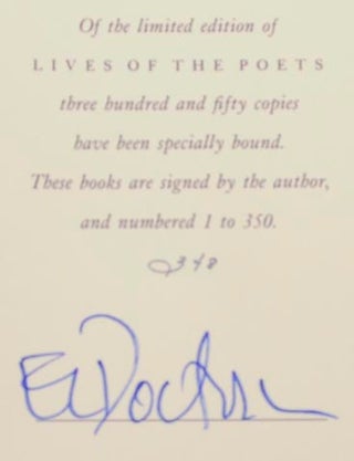 Lives of the Poets: Six Stories and A Novella (Signed Limited Edition)