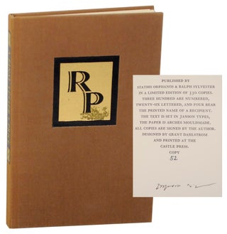 Item #157437 A Final Letter (Signed Limited Edition). Reynolds PRICE