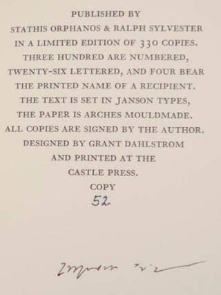 A Final Letter (Signed Limited Edition)